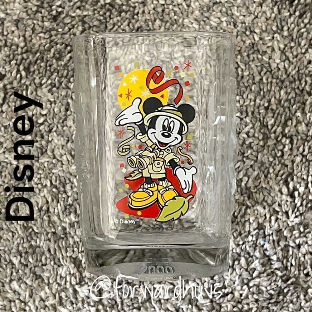 Disney Animal Kingdom McDonalds 2000 Square Celebration Glass